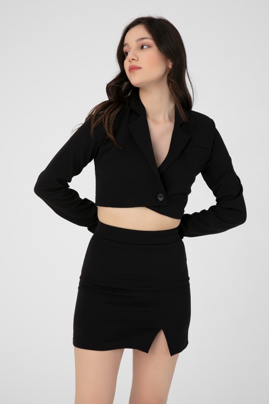 ASYMMETRIC SHORT JACKET - BERFUĞ KIRAN (1)