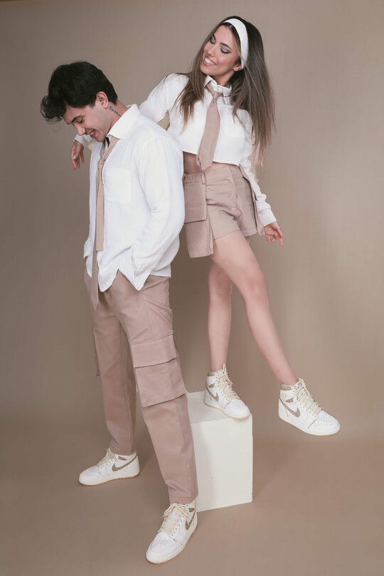 ECRU MUSLIN COLLAR SHIRT - BERFUĞ KIRAN (1)
