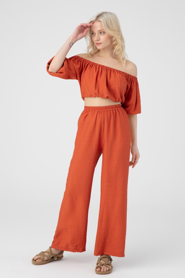 ELASTİC SHOULDER BLOUSE - 4