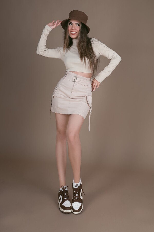 MINK TURTLEneck CASHORSE SWEATER - 2