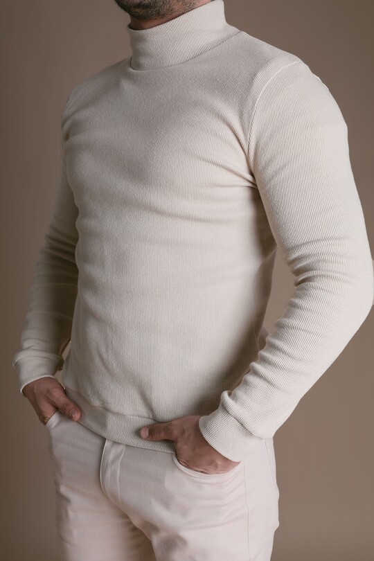 MINK TURTLEneck RABAT CAMOSPIECE SWEATER - BERFUĞ KIRAN