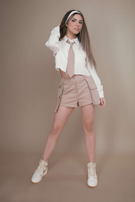 NERZ-CARGO-TASCHE-RABAT-SHORTS-ROCK - BERFUĞ KIRAN