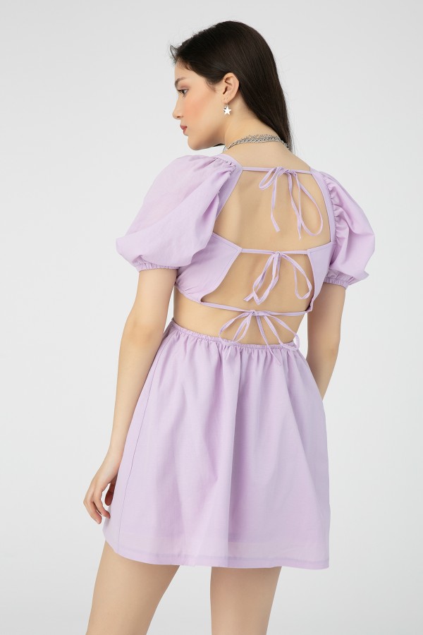 OPEN SIDE BACK BACK DRESS - 3