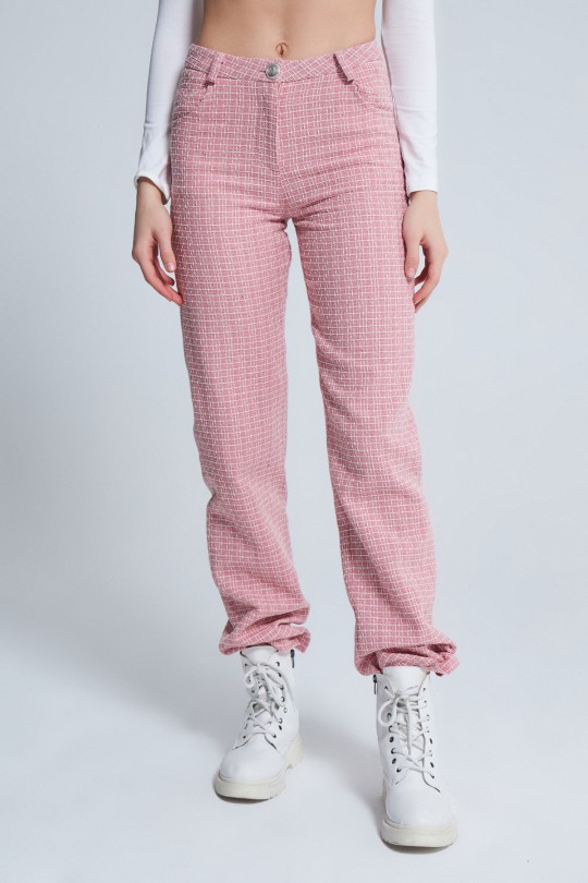 ROSA/WEISS GERADE TWILL-HOSE - 2