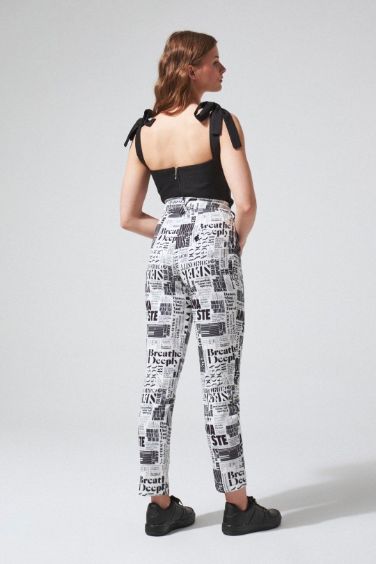 SCHRIFTLICHES MUSTER TAILLE KREUZHOSE - 3