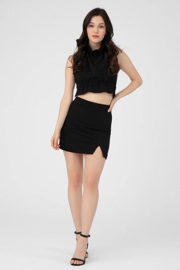 SKIRT WITH SPLIT - 1